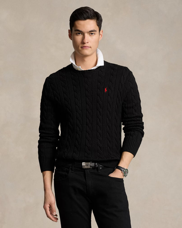 Cable-Knit Cotton Jumper