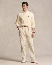 Cable-Knit Cotton Jumper