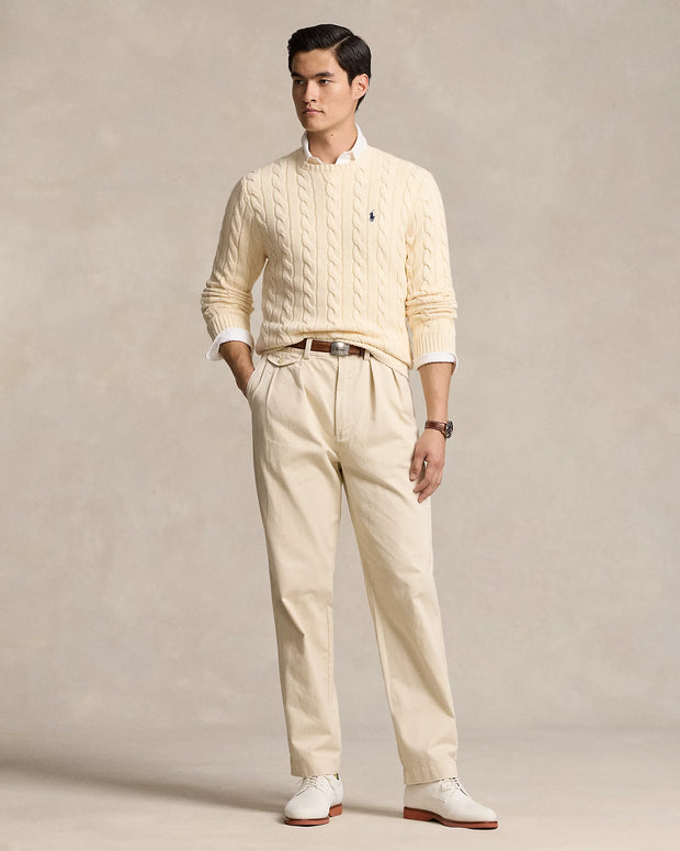 Cable-Knit Cotton Jumper