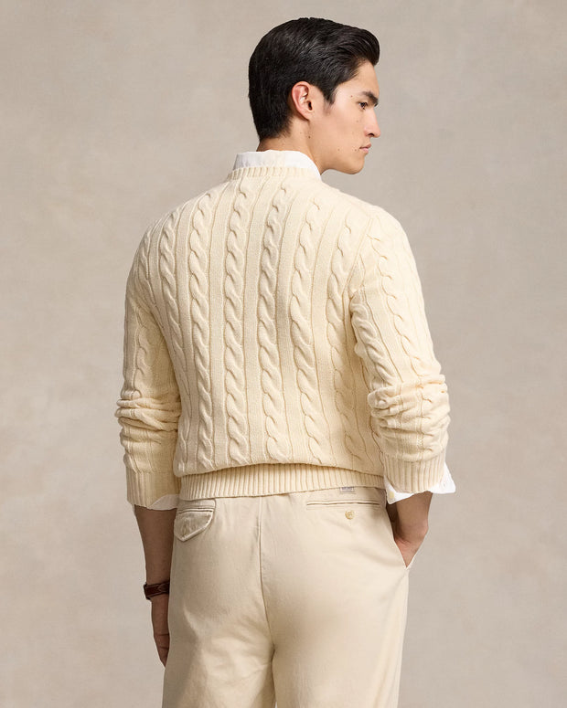 Cable-Knit Cotton Jumper