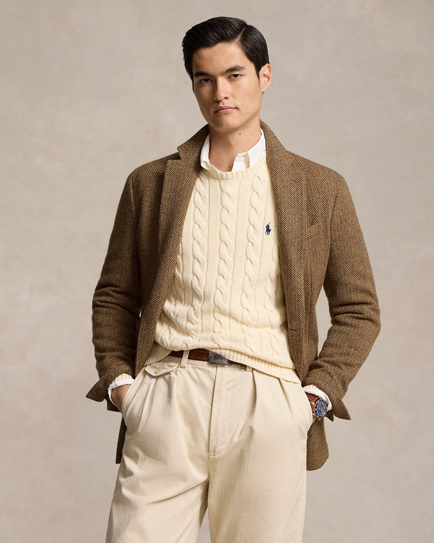 Cable-Knit Cotton Jumper