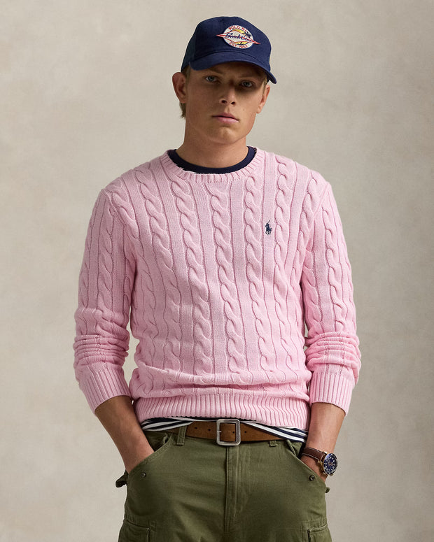 Cable-Knit Cotton Jumper