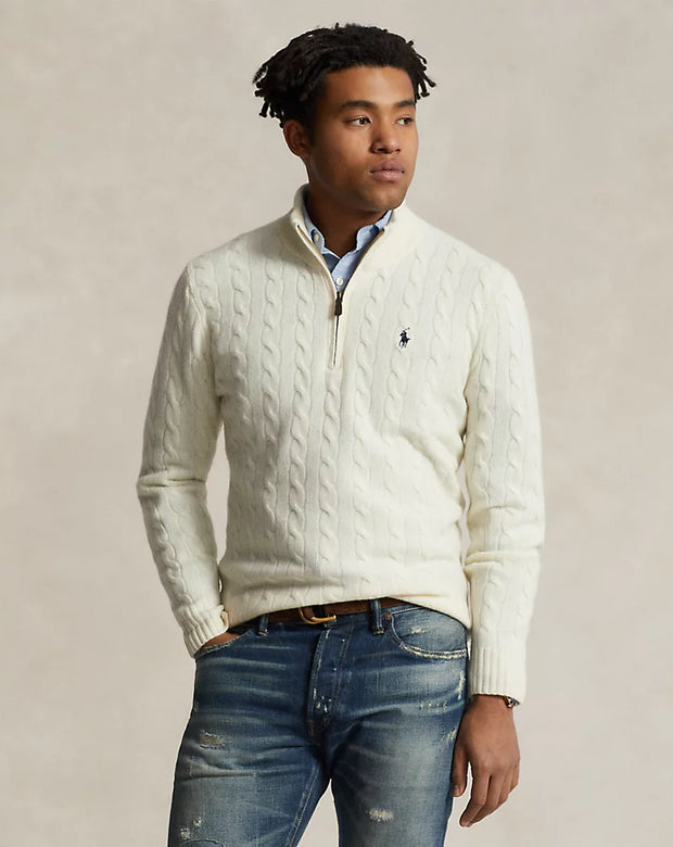 Cable-Knit Wool-Cashmere Jumper