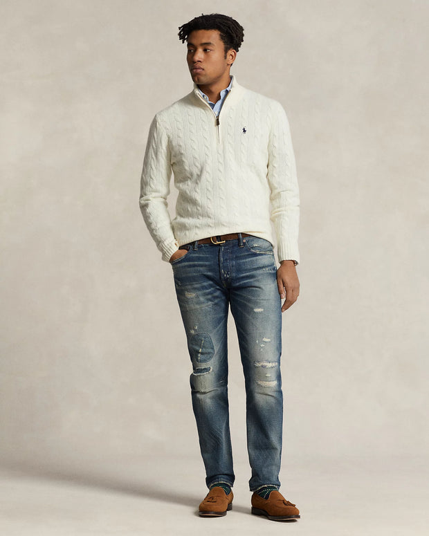 Cable-Knit Wool-Cashmere Jumper