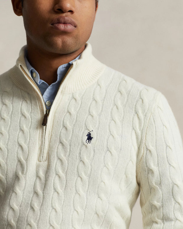 Cable-Knit Wool-Cashmere Jumper