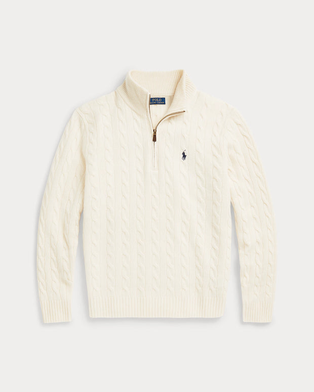 Cable-Knit Wool-Cashmere Jumper