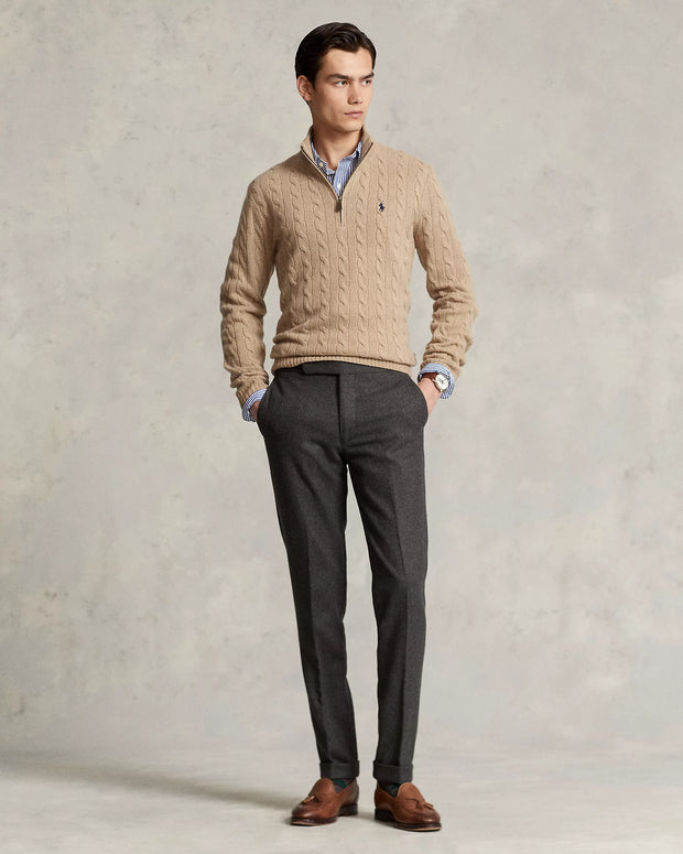 Cable-Knit Wool-Cashmere Jumper