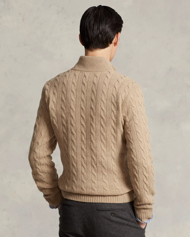 Cable-Knit Wool-Cashmere Jumper