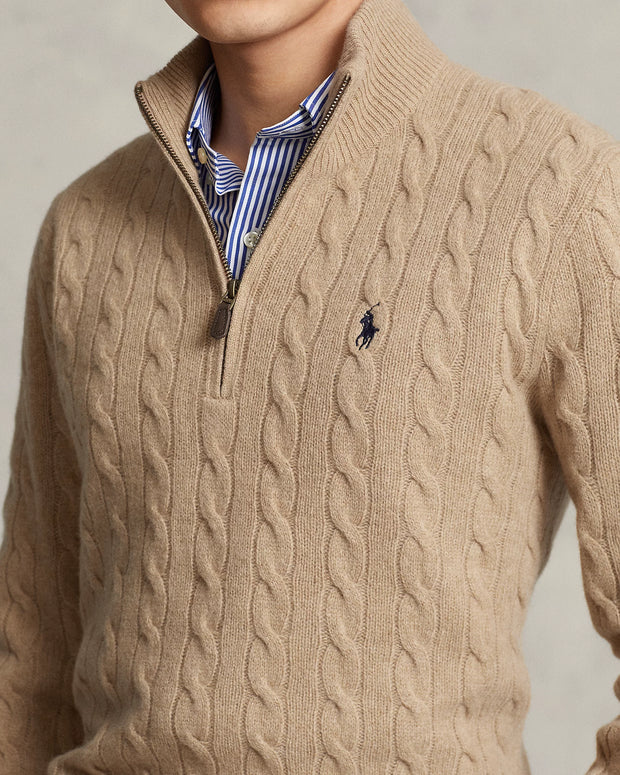 Cable-Knit Wool-Cashmere Jumper