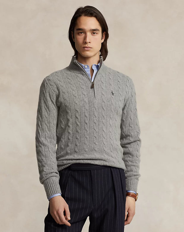 Cable-Knit Wool-Cashmere Jumper