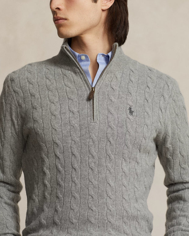 Cable-Knit Wool-Cashmere Jumper