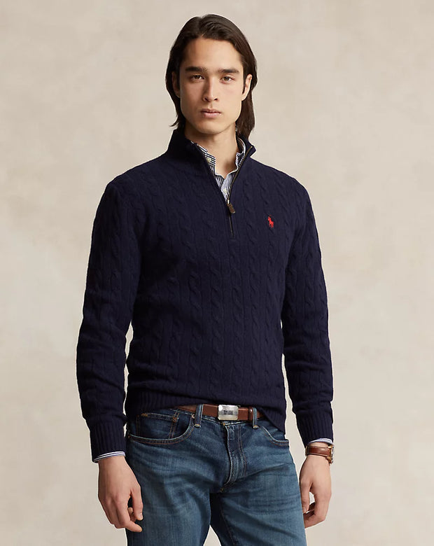 Cable-Knit Wool-Cashmere Jumper