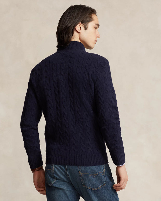 Cable-Knit Wool-Cashmere Jumper