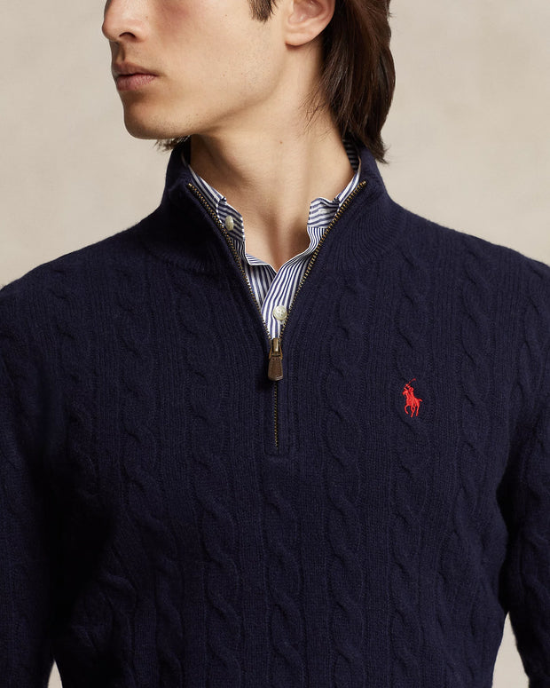 Cable-Knit Wool-Cashmere Jumper