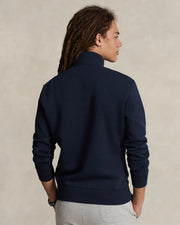 Double-Knit Quarter-Zip Pullover