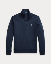Double-Knit Quarter-Zip Pullover
