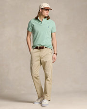 The Iconic Mesh Polo Shirt | Faded Mint
