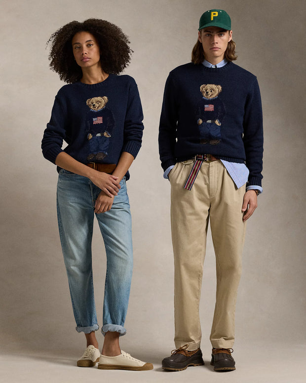 Polo Bear Cotton-Linen Jumper