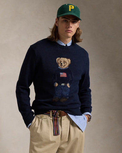 Polo Bear Cotton-Linen Jumper