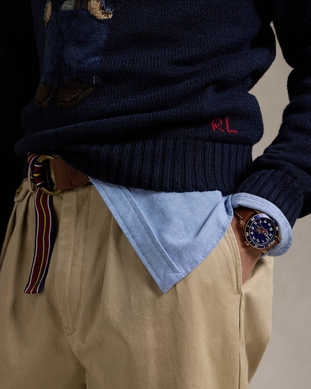 Polo Bear Cotton-Linen Jumper