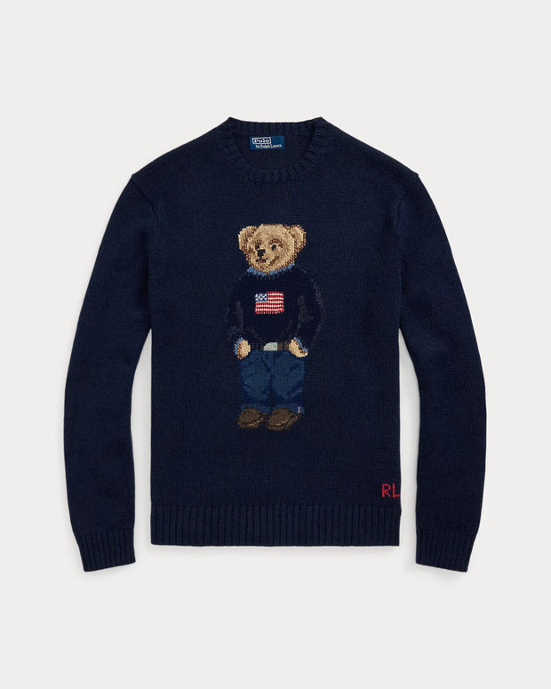 Polo Bear Cotton-Linen Jumper